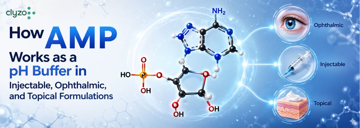 How AMP Works as a pH Buffer in Injectable, Ophthalmic, and Topical Formulations